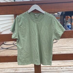 Woolrich Light Green Short Sleeve Tee